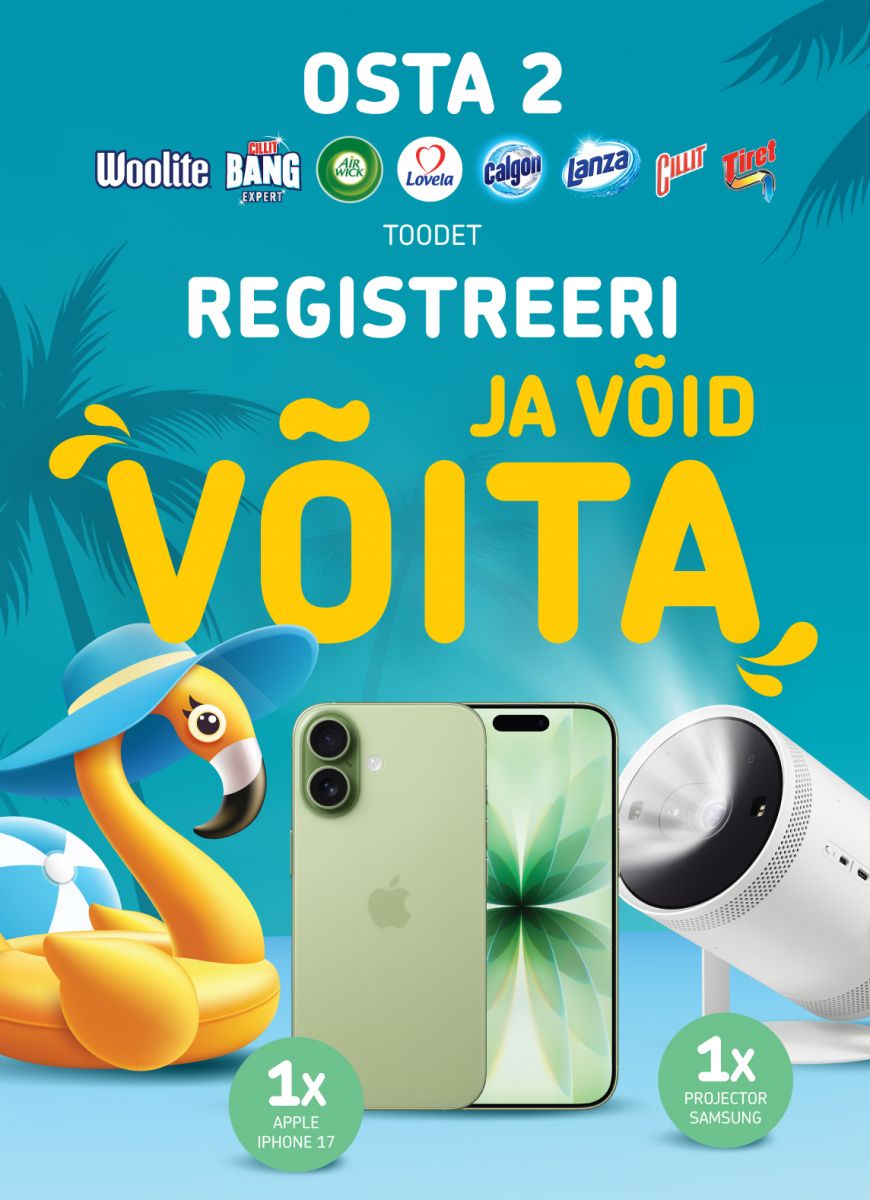 Osta 2 toodet ja võida